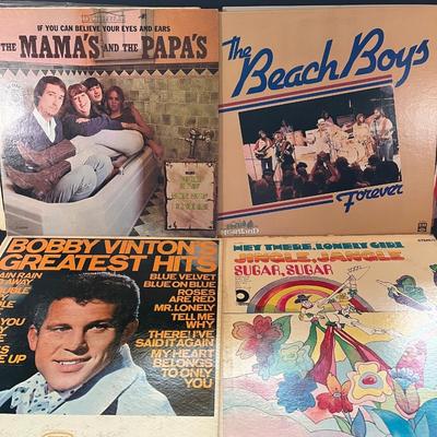 LOT 139: Early Rock ./ Pop Vinyl Record Collection - The Supremes, The Beach Boys, Jerry Lee Lewis, Everly Brothers & More