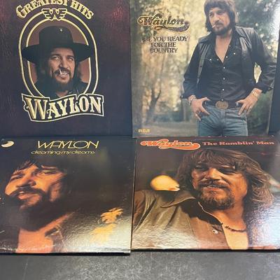 LOT 141: Waylon Jennings, Conway Twitty, Tom T. Hall and More - Country Music Vinyl Record Collection