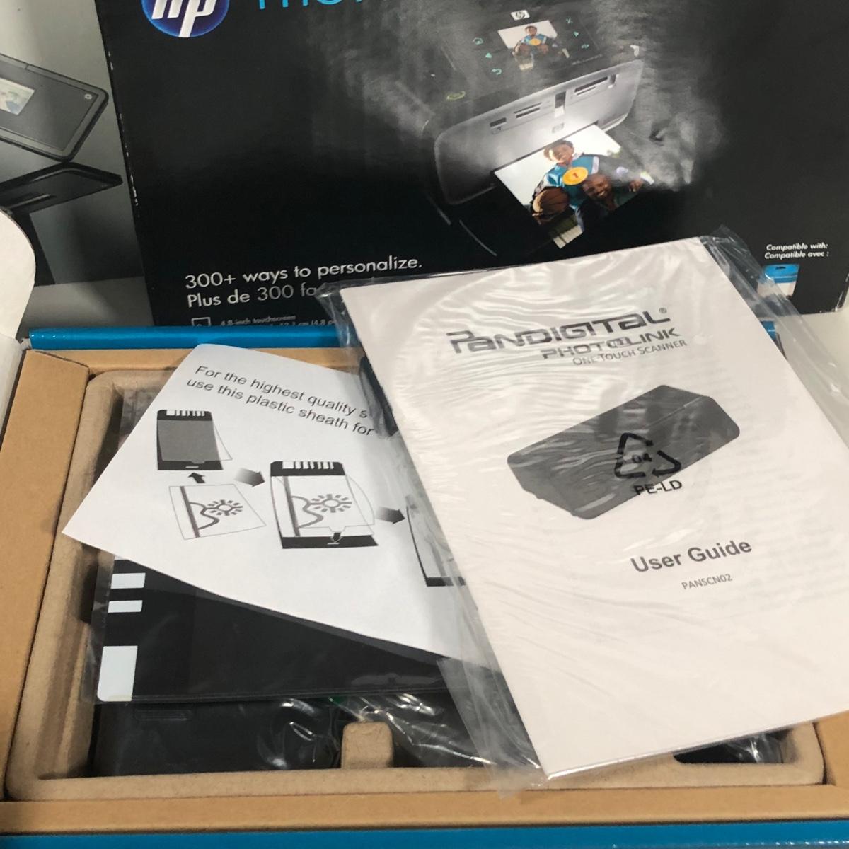 LOT 168 NIP HP Photosmart A636 Photo Printer, Pandigital Photo Link