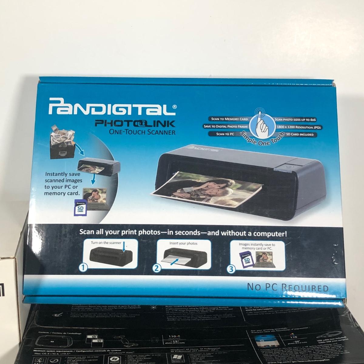 LOT 168 NIP HP Photosmart A636 Photo Printer, Pandigital Photo Link