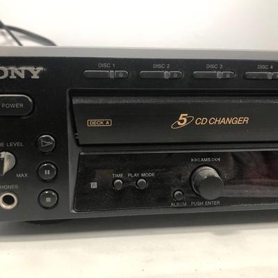 LOT 173: Sony 5CD Changer Compact Disc Recorder Model RCD-W500C