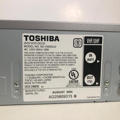 LOT 177: Toshiba DVD/VCR Deck Model SD-V393SU2