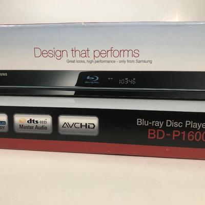 LOT 180: NIP Samsung Blu-ray Disc Player BD-P1600