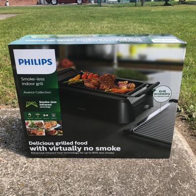 LOT 184: NIP Philips Smoke-less Indoor Grill