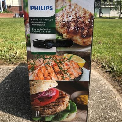 LOT 184: NIP Philips Smoke-less Indoor Grill