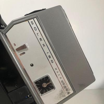 LOT 198: Vintage Bolex 160 MacroZoom Super 8 Movie Camera w/ Case, Manual & NIP Keystone Cool Brite Movie Light
