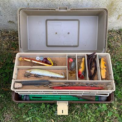 LOT 237: Fishing Gear Collection: Lures, Hooks, Weights, & More