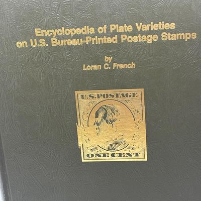 LOT 243: Encyclopedia of Plate Varieties on U.S. Bureau-Printed Postage Stamps Signed by Author Loren C. French