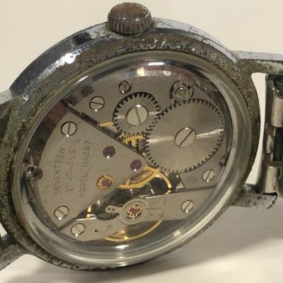 LOT 275: Watches / Parts - Working Competition 17 Jewels Model 11N4B7 & More