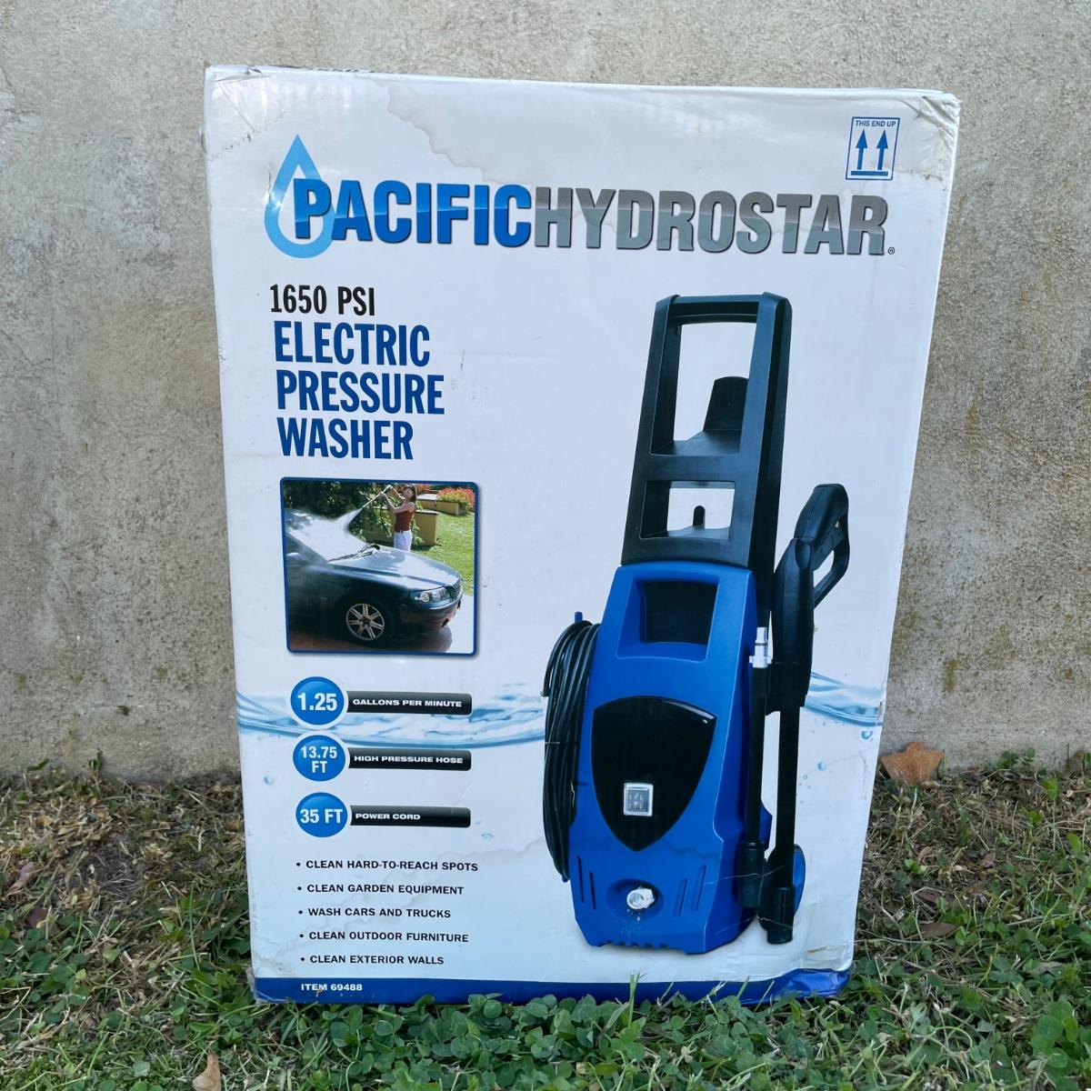 LOT 288 Pacific HydroStar Electric Power Washer Model 69488
