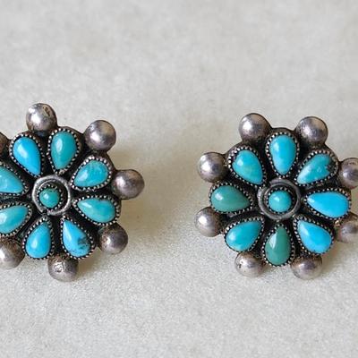 Vintage Petit Point Earrings