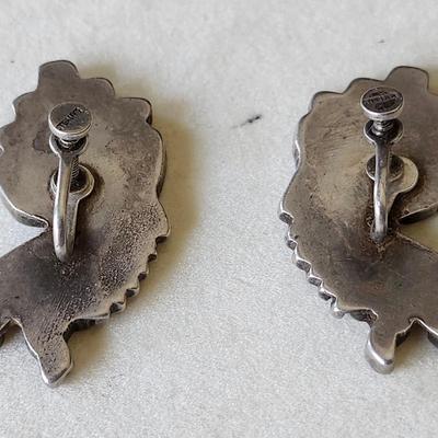 Zuni Pueblo Vintage Rainbow Man earrings