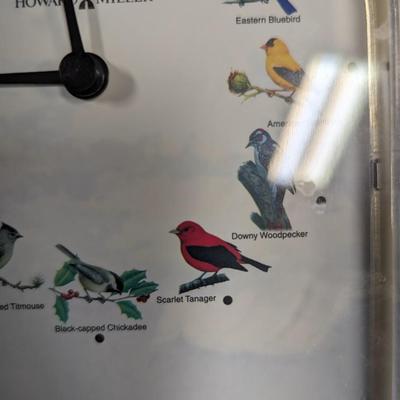 Howard Miller Bird Chime Mantle Desk Clock