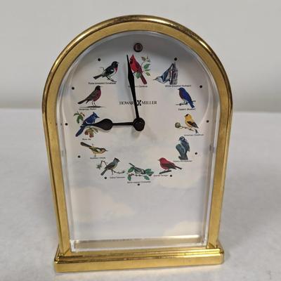 Howard Miller Bird Chime Mantle Desk Clock