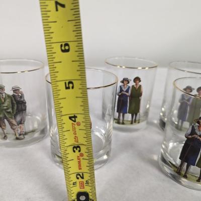 Golfer Whiskey Glasses