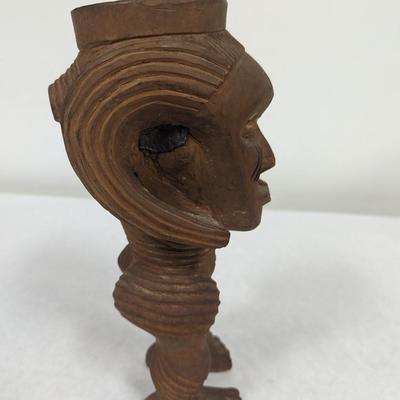 Carved Wooden Tribal Statue