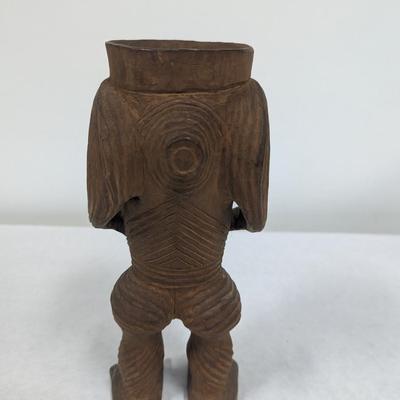 Carved Wooden Tribal Statue