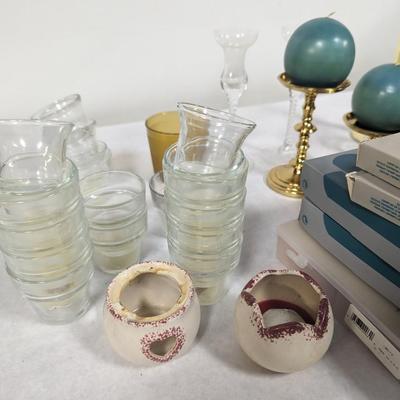 Assortment Of Candles Some Party Lite