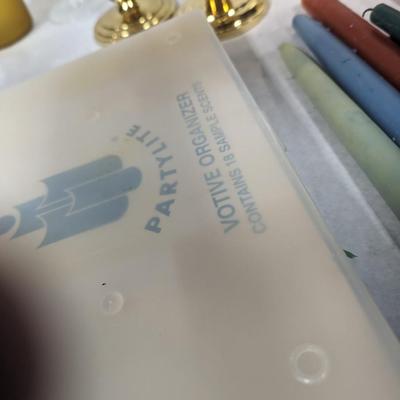 Assortment Of Candles Some Party Lite