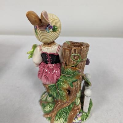 Fitz & Floyd Bunny Candle Holder