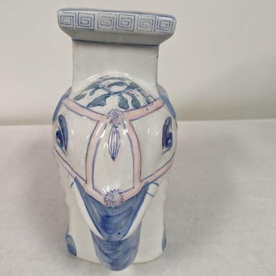 Ceramic Elephant Plant Stand