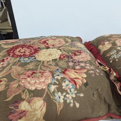 Pair Of Floral Pillows