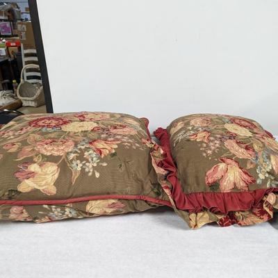 Pair Of Floral Pillows