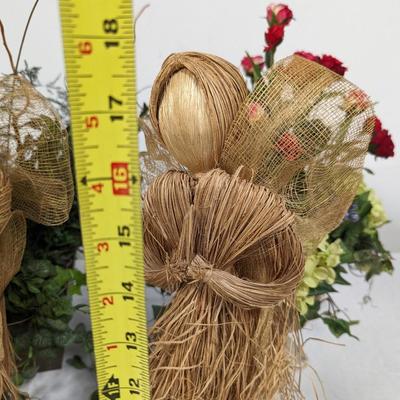 Angels & Artificial Floral Arrangements