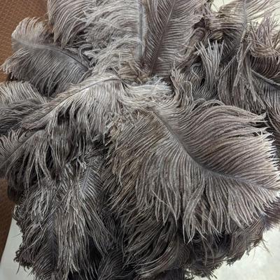Osterich Feather 'Trees' in Urn Vases