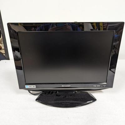 Sharp LC19DV22U 19-Inch LCD TV with Built-In DVD Player & Remote