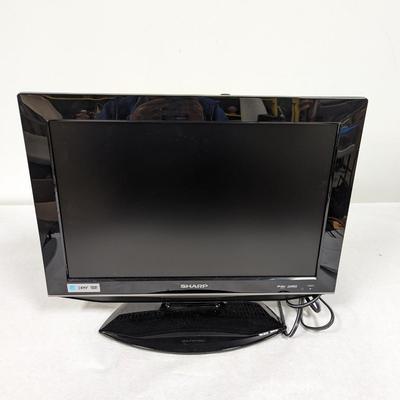 Sharp LC19DV22U 19-Inch LCD TV with Built-In DVD Player & Remote