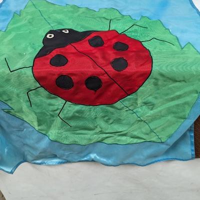 Stuffed Animals & Lady Bug Flag