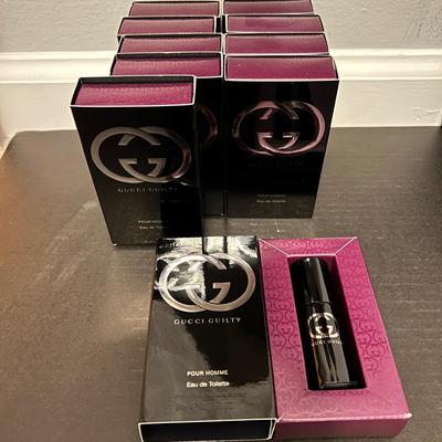 Lot of 10 Gucci Guilty Eau de Toilette Spray For Men New