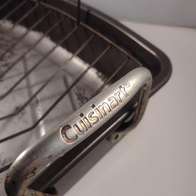 Kitchen Accessories- Cuisinart Roasting Pan with Rack and Stainless Grilling Pan