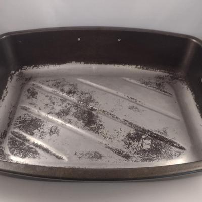 Kitchen Accessories- Cuisinart Roasting Pan with Rack and Stainless Grilling Pan