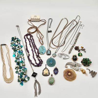 Jewelry Lot ~ Sterling & More ~ 29 Pieces