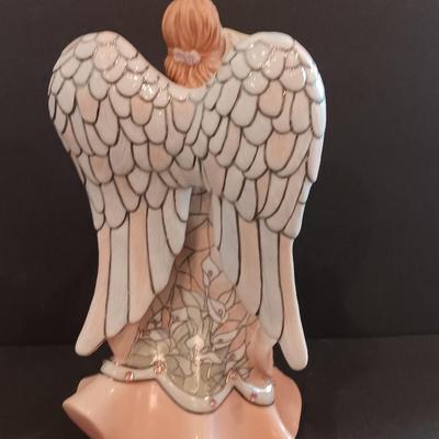 Bradford Edition Numbered Angel of Wisdom Issued in the Angelic Inspirations porcelain figurine collection.