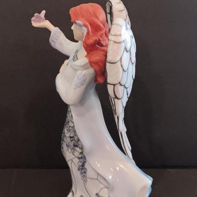 Bradford Edition Numbered Angel of Joy Issued in the Angelic Inspirations porcelain figurine collection.