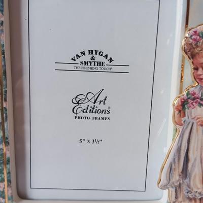 Van Hygan & Smythe Art editions decorative Angel photo frames with Angel figure