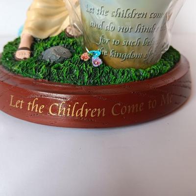 Bradford Exchange Numbered limited-edition Let the Children Come to me 3rd issue of God's Guiding lights collection.