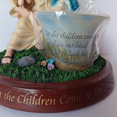 Bradford Exchange Numbered limited-edition Let the Children Come to me 3rd issue of God's Guiding lights collection.
