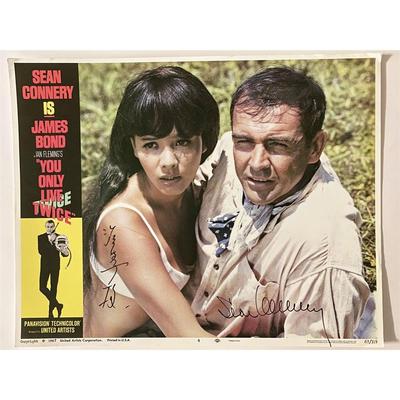 James Bond You Only Live Twice signed lobby card