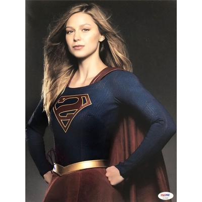 Supergirl Melissa Benoist signed photo PSA DNA
