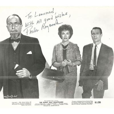 The Flight That Disappeared Paula Raymond Signed Movie Photo