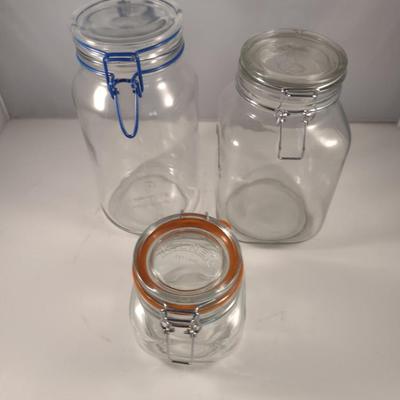 Three Bale Top Jars