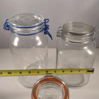 Three Bale Top Jars