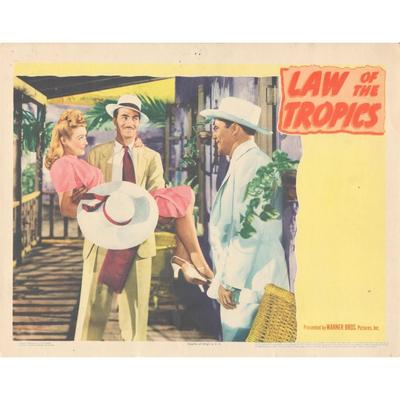 Law of the Tropics 
1941 original vintage lobby card