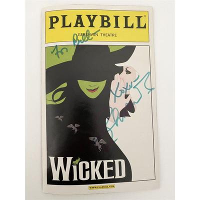 Wicked signed Playbill