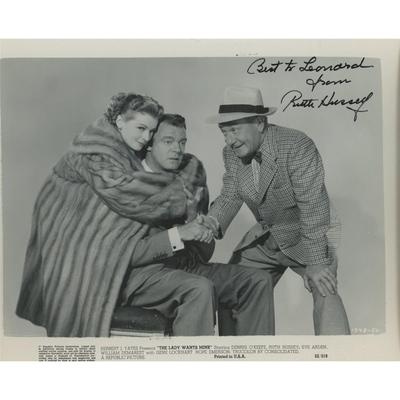 Ruth Hussey signed 