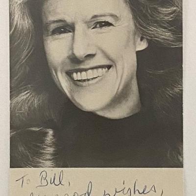 The Closer Frances Sternhagen Signed Photo and Note